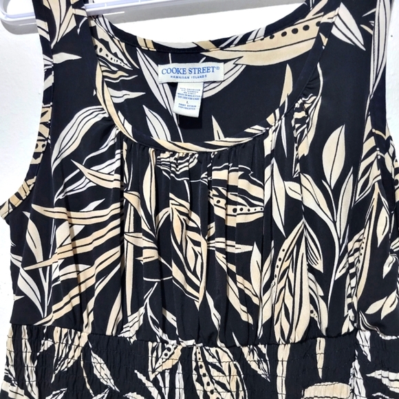 Cooke Street Hawiian Islands Beautiful Tropical Dress Large - Picture 2 of 4